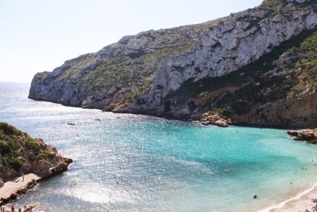 Imagen: Actual imagen de la Cala de la Granadella