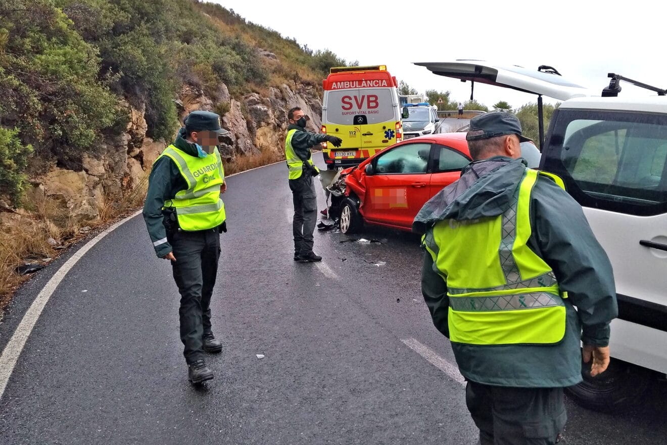 Accidente en la Carretera de Les Planes (2)