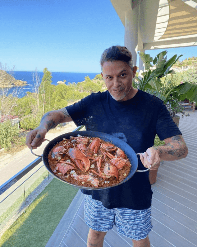 Imagen: Alejandro Sanz en Xàbia