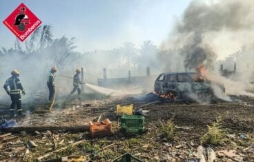 Bomberos sofoca las llamas