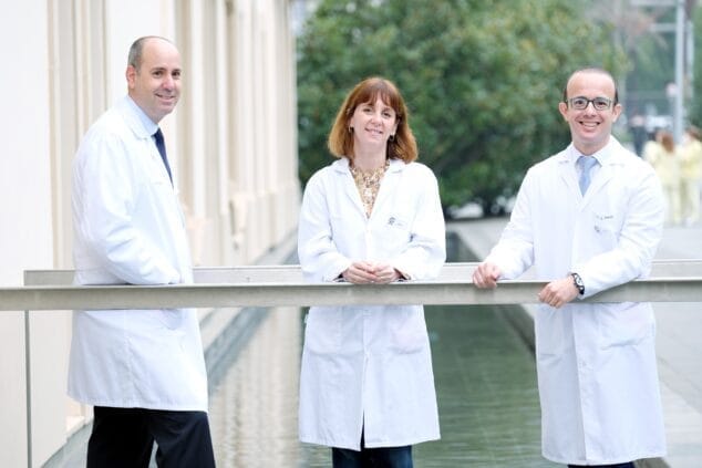 Imagen: IBCC Dr Javier Cortés, Dra Laia Garrigós y Dr José Manuel Pérez