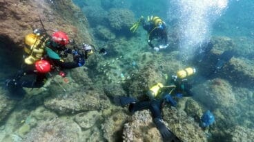 Inmersión en el hallazgo de monedas romanas