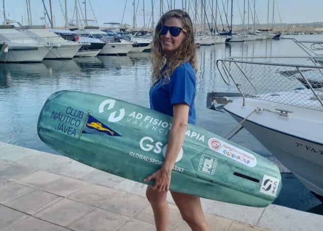 Imagen: Marta Sánchez, regatista del Club Náutico de Jávea