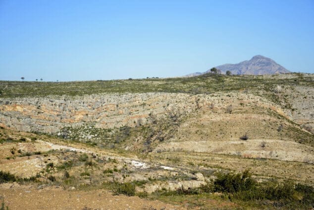 Imagen: Reforestación de la Granadella a los dos años del incendio