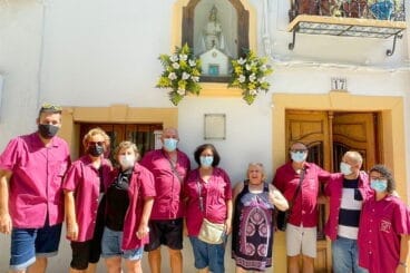 Visita a la Virgen de Loreto en el centro histórico