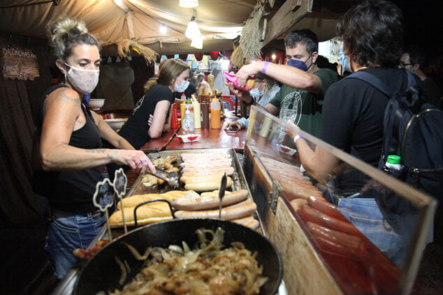 Imagen: Zona de Foodtruck en el Montgorock Xàbia Festival 2021