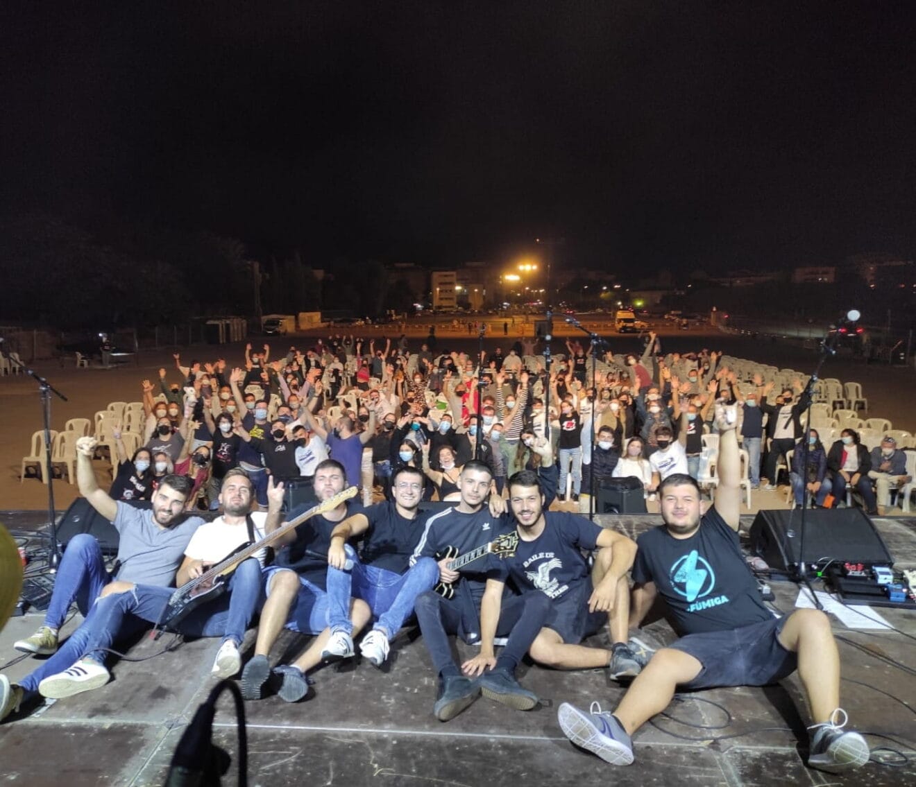 Arsènic en un concierto durante la pandemia
