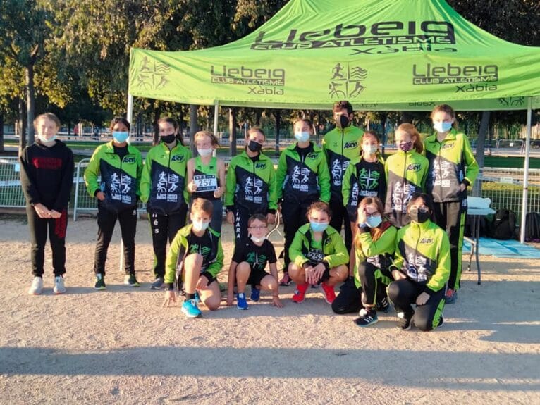 Atletas del Club Atletisme Llebeig