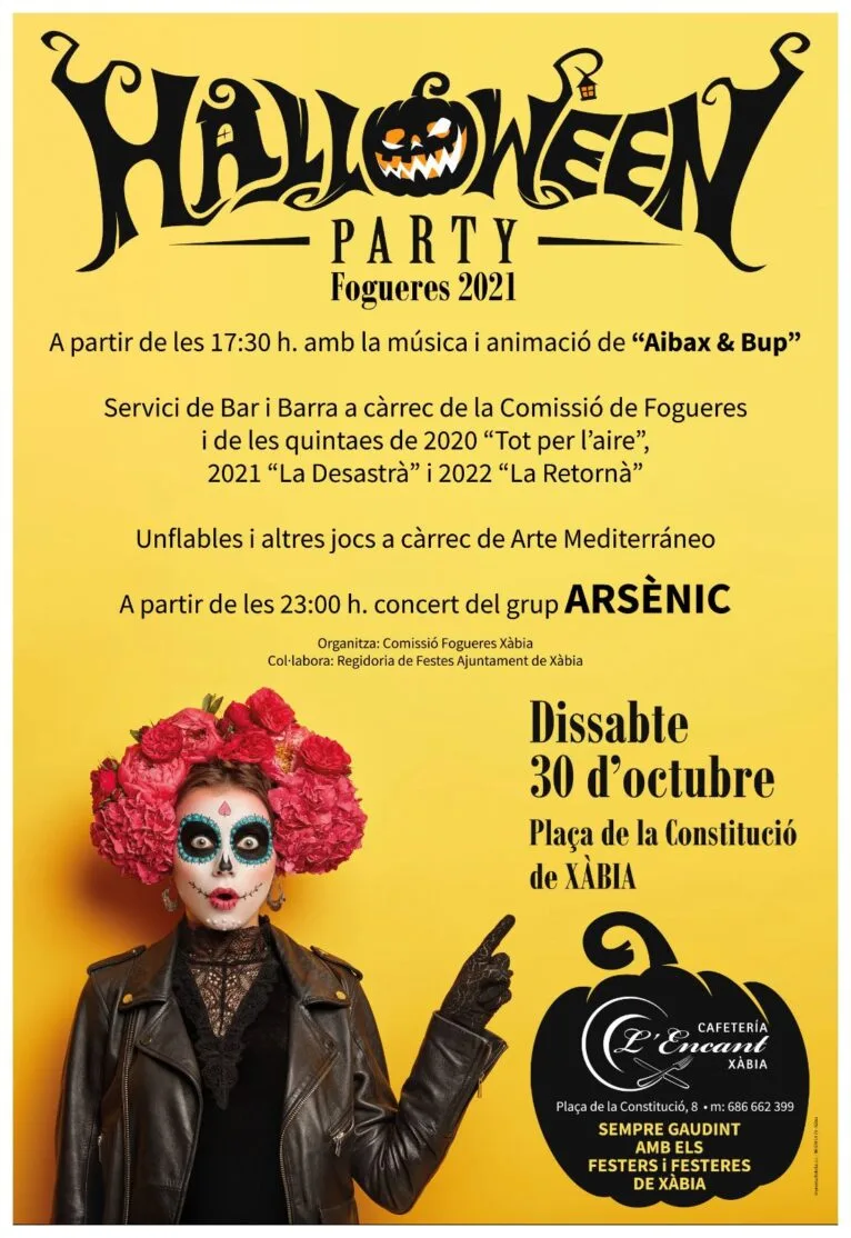 Cartel Fiesta de Halloween