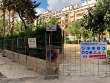 Cierran el acceso al parque thiviers para iniciar las obras de remodelación