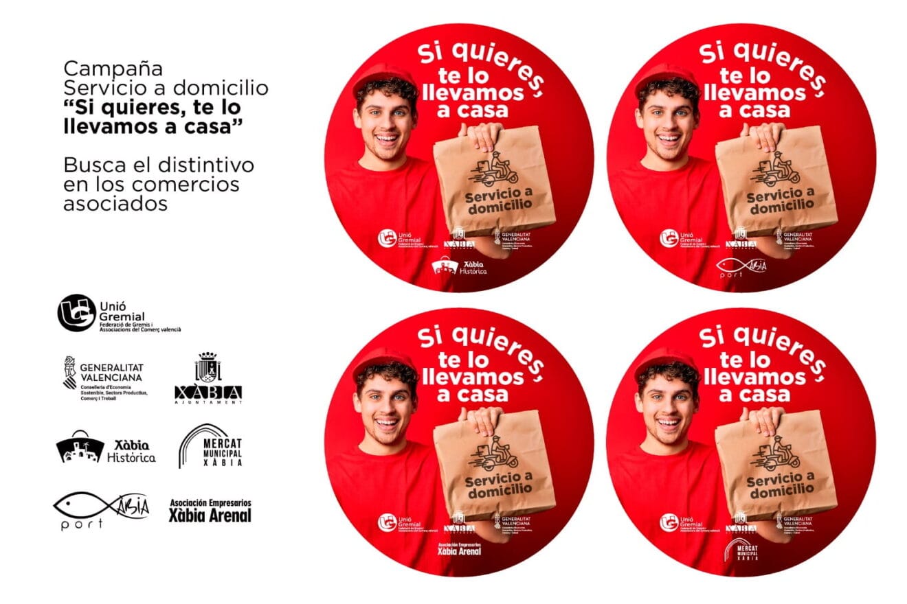 Distintivos de servicio a domicilio
