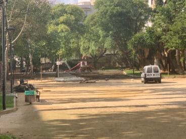 Inician los trabajos de remodelación del parque Thiviers