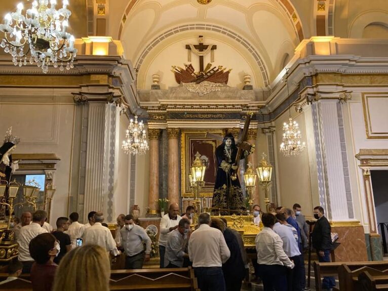Jesús Nazareno en el interior de la Ermita del Calvari