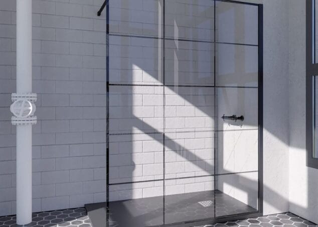 Imagen: Mampara de ducha modelo Mindanao Black