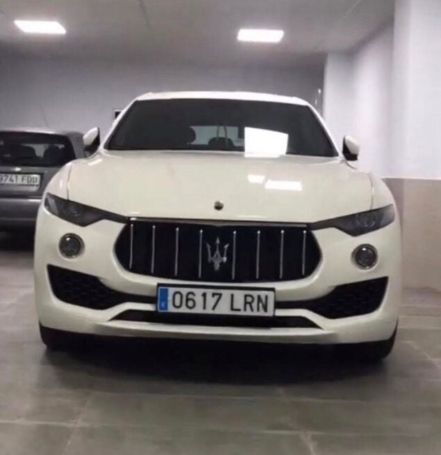 Imagen: Maserati robado en Javea