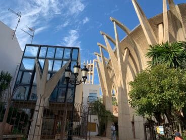 Pilares de la estructura de la Iglesia
