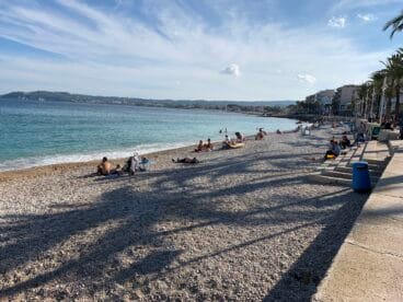 Playa de la Grava durante el puente de octubre