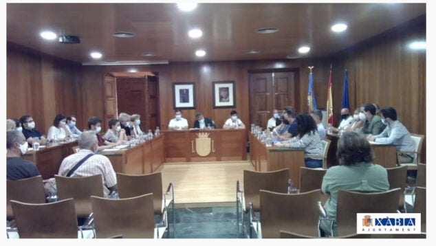 Imagen: Pleno en el Ayuntamiento de Xàbia