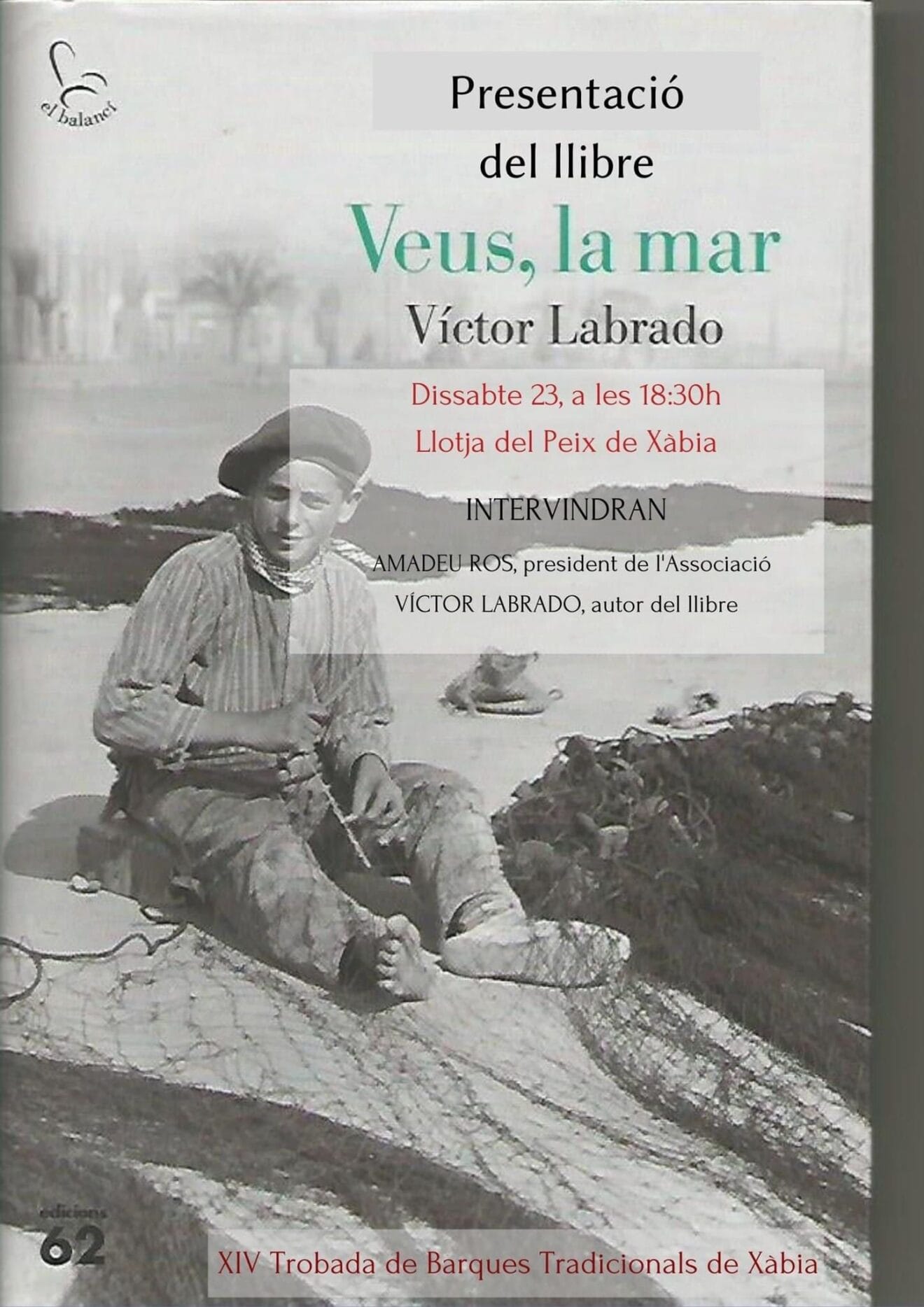 Presentación del libro en el encuentro de barcas tradicionales