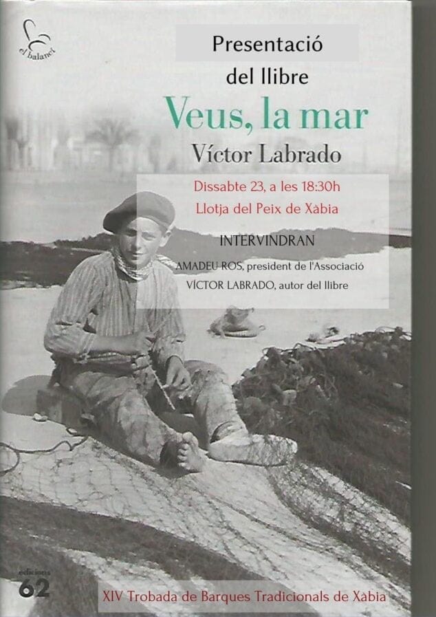 Imagen: Presentación del libro en el encuentro de barcas tradicionales