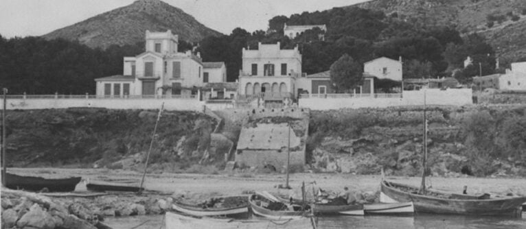 Refugio en el Puerto de Xàbia en los años 50