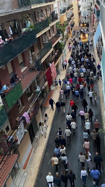 Romería de subida de la imagen de Jesús Nazareno a la ermita del Calvario