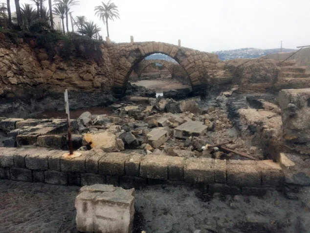 Imagen: Ruinas del yacimiento romano del Arenal