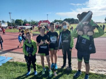 Atletas Sub 12 masculino en el Cross