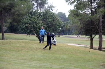 Partida de golf entre Olazábal y Carriles en La Sella Golf