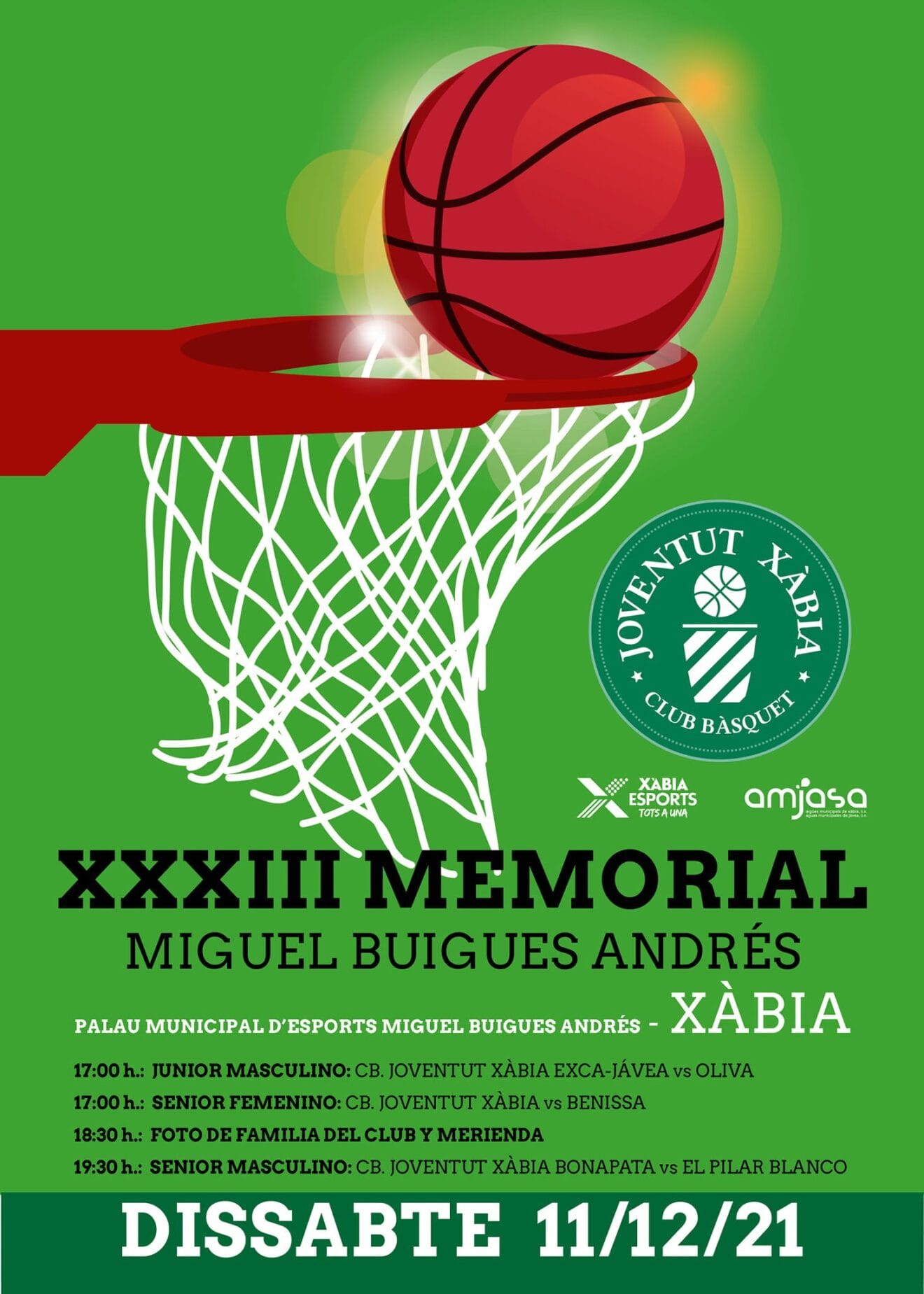 Cartel del Memorial Miguel Buigues Xàbia