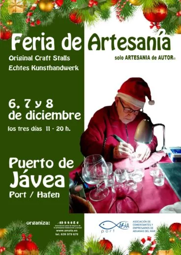 Cartel Feria de Artesanía Xàbia