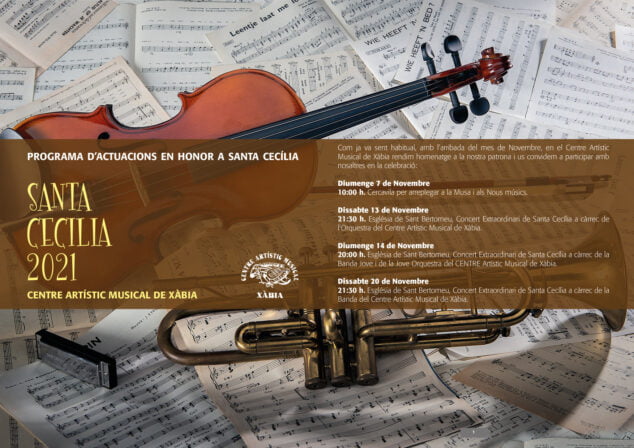 Imagen: Conciertos Santa Cecilia del Centre Artístic Musical de Xàbia