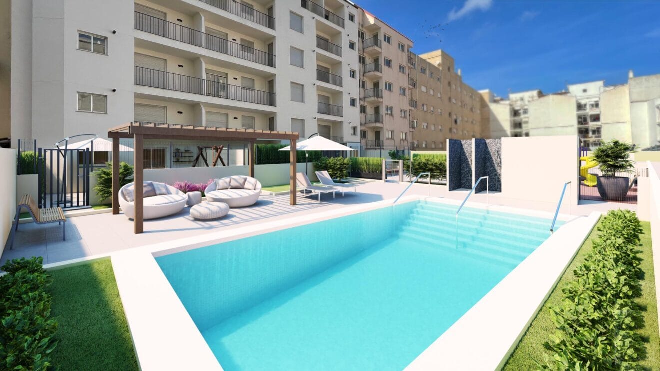 Edificio Turia- Piscina