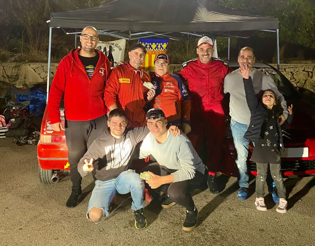 Equipo Cadeal en el Campeonato Slalom en Finestrat
