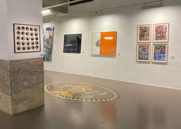 Imagen: Obra de Sivera en la Sala del Octubre Centre