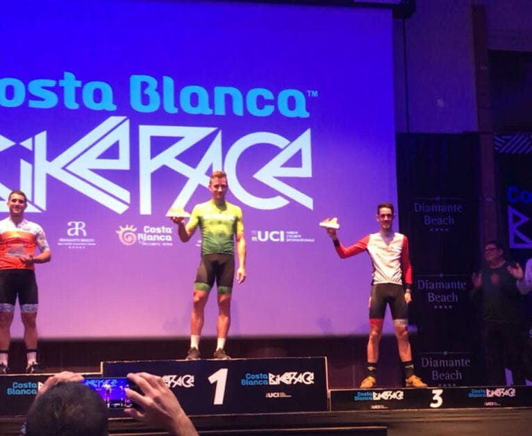 Podio del XabiaBikers en la CBBR