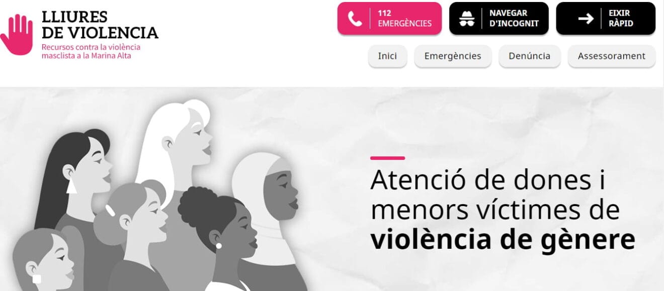 Portada del nuevo portal web