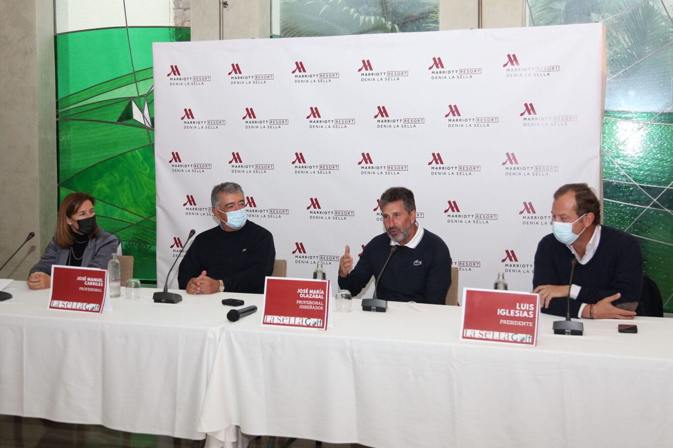 Presentación en la reinauguración de La Sella Golf