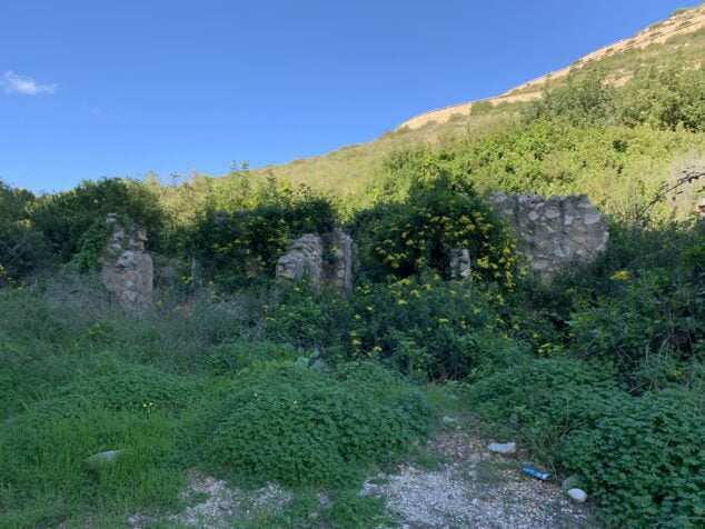 Imagen: Ruinas del antiguo cuartel de carabineros