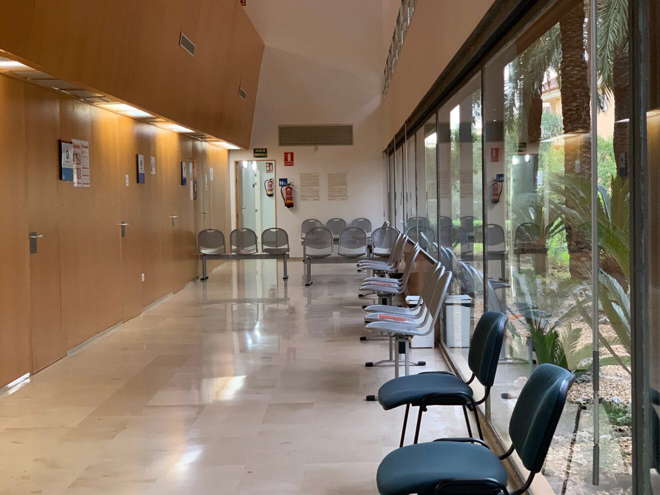 Sala de espera del Centro de Salud de Duanes de la Mar