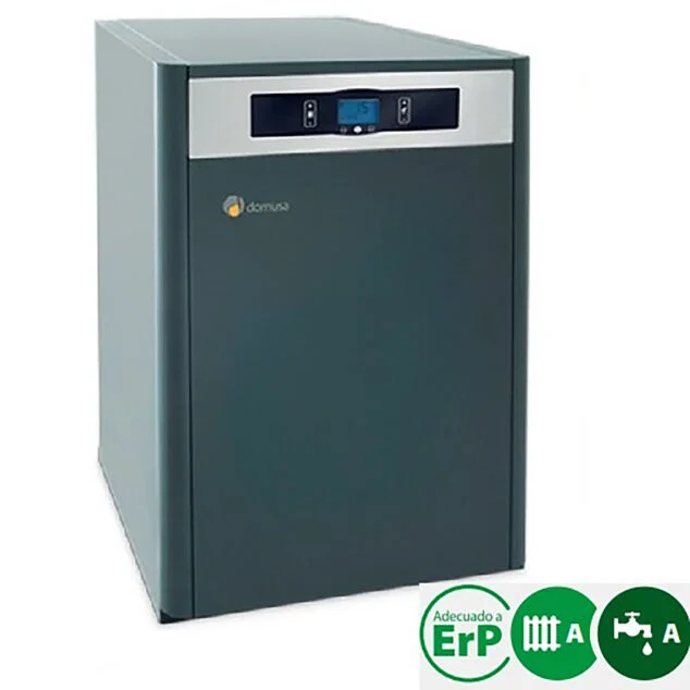 Imagen: sistema de calefacción de pellets con Sanexabia Saneamientos