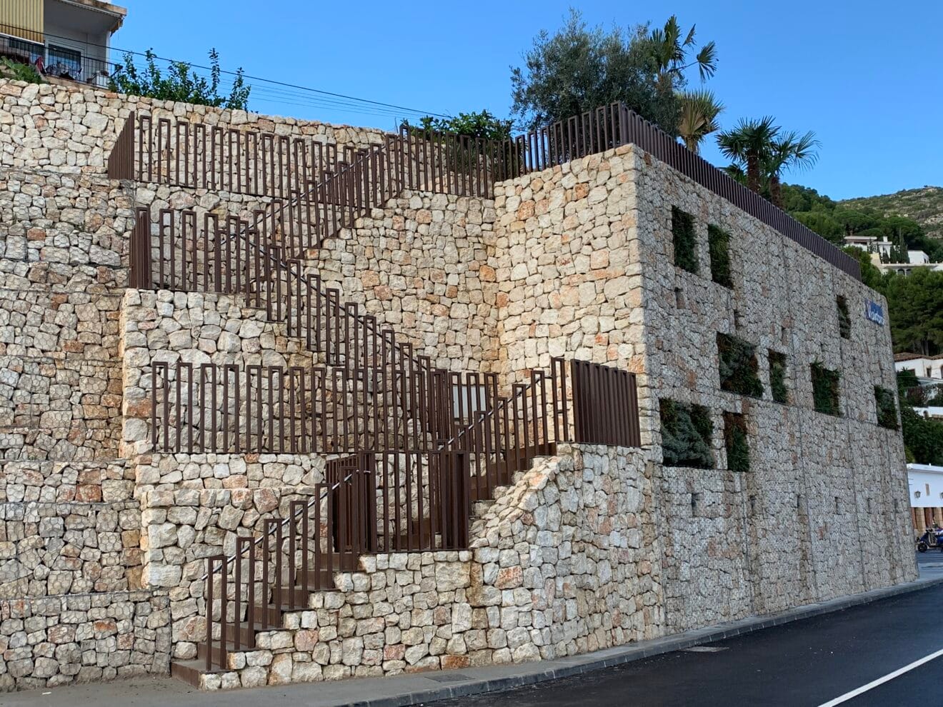 Talud de la Caleta del Puerto de Xàbia