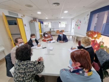 En la reunión con la diputada autonómica
