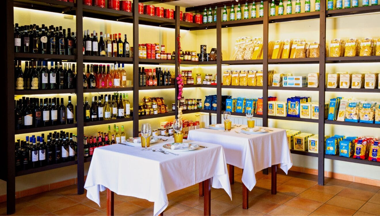 Acompaña tu plato con uno de los vino italianos de su bodega