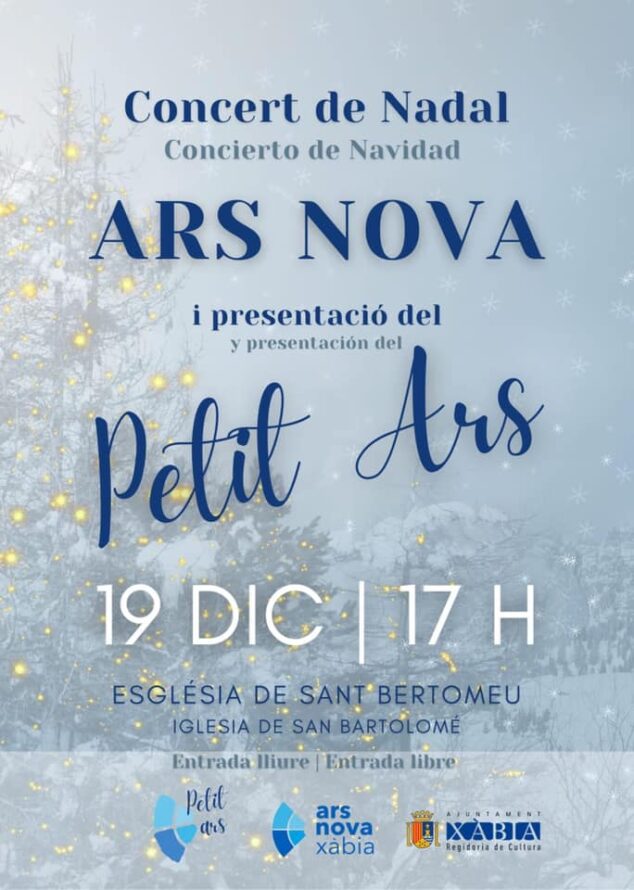 Imagen: Concierto de Navidad Ars Nova i Petit Ars