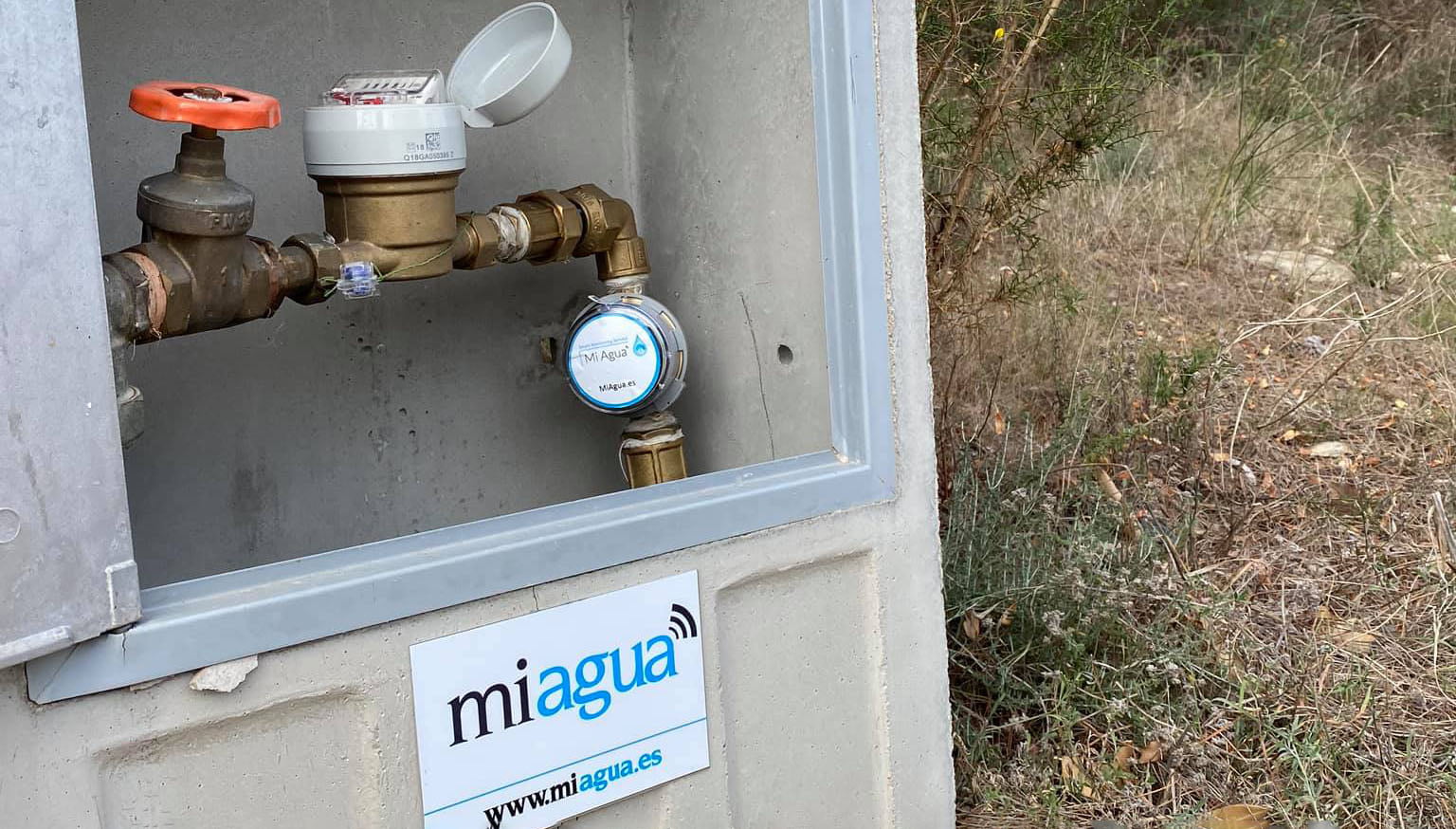 Contador de MiAgua para detectar posibles pérdidas o fugas de agua