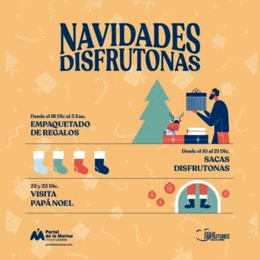 Disfruta de las Navidades disfrutonas del Portal de la Marina