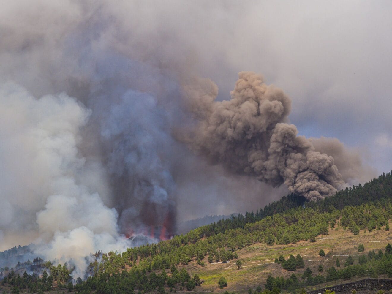 Erupción del Volcán de La Palma. Foto Álvaro Armas