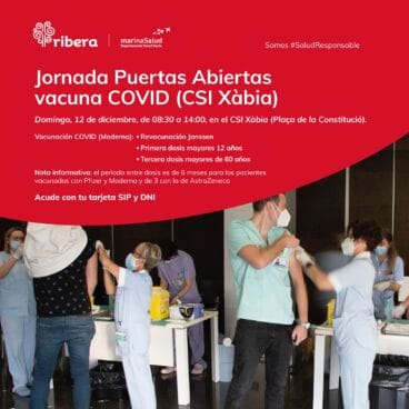 Jornada de Puertas Abiertas para la vacunación en Xàbia