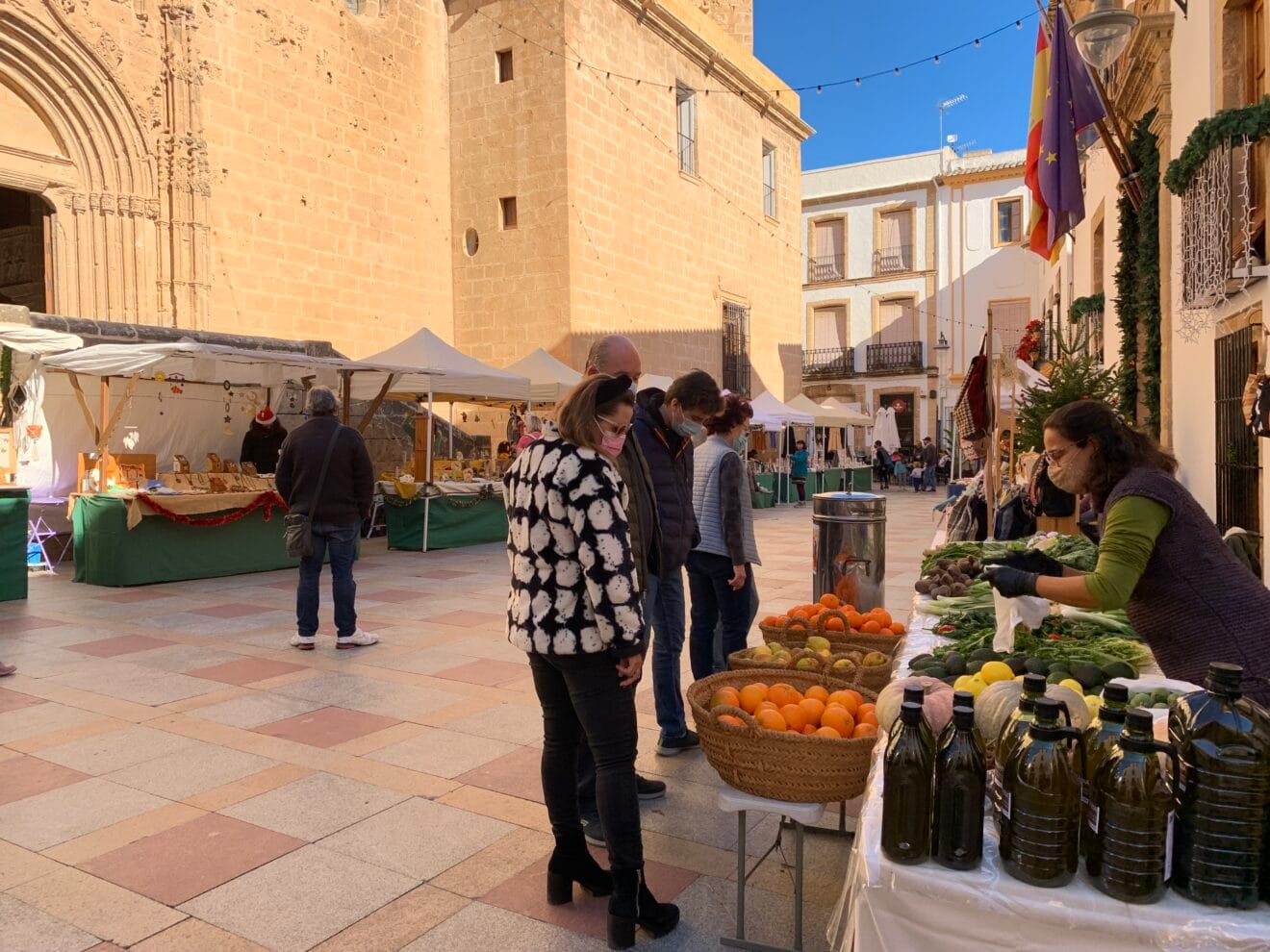 Mercado de Navidad en la Plaza de la Iglesia